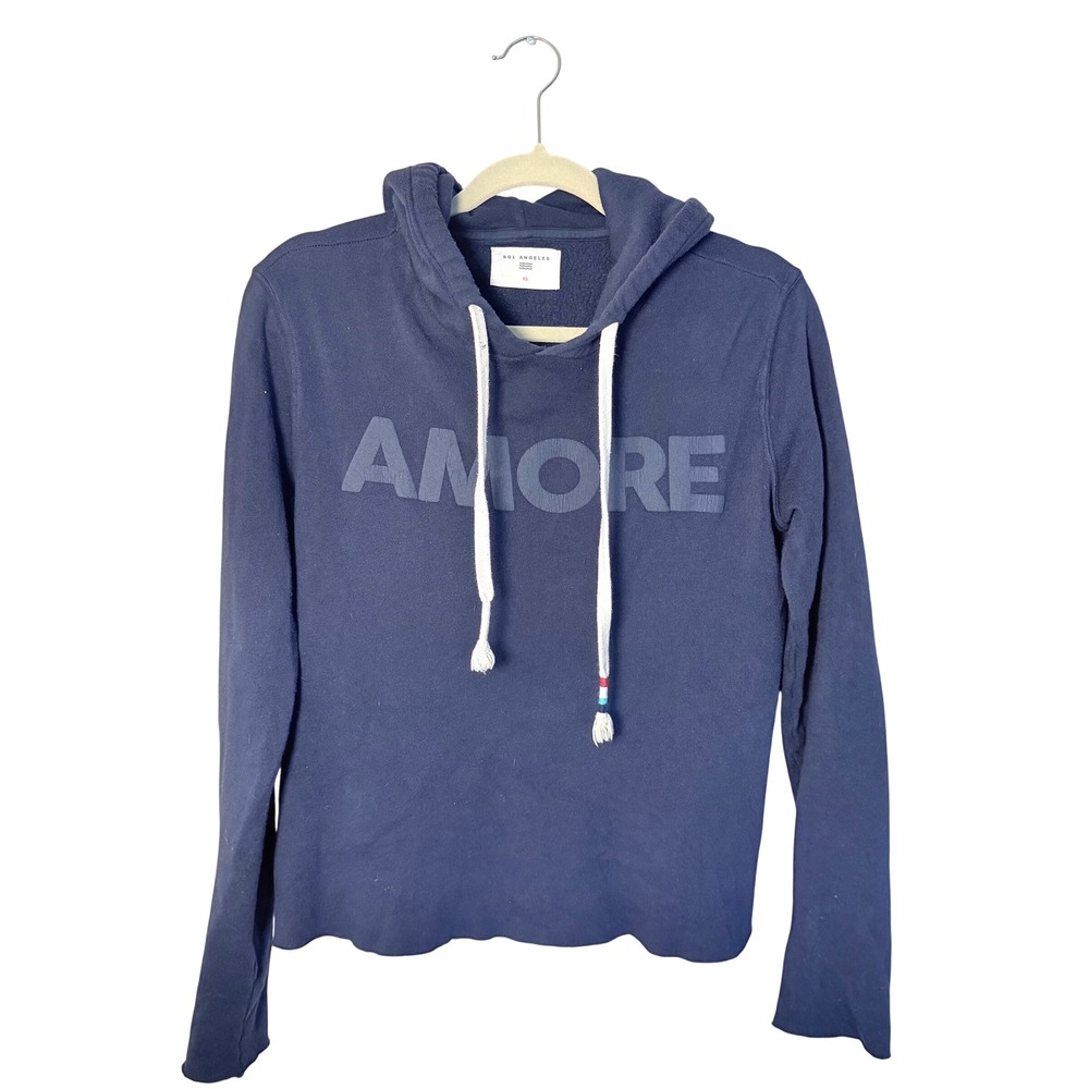 SOL ANGELES Cotton Modal Blend AMORE Sweatshirt Soft Athletic Pullover SZ XS